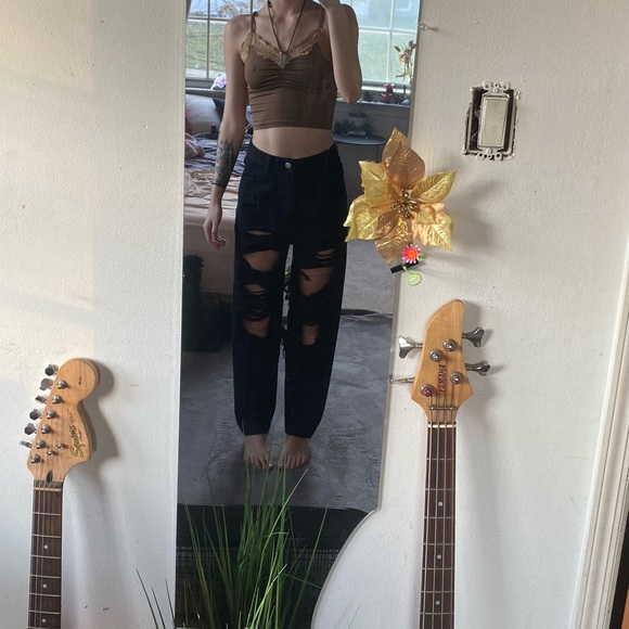 Black Ripped Jeans - Picture 8 of 10